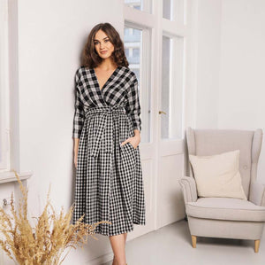 Bump & Milk Teresita Organic Cotton Wrap Dress 5