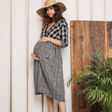 Bump & Milk Teresita Organic Cotton Wrap Dress 7