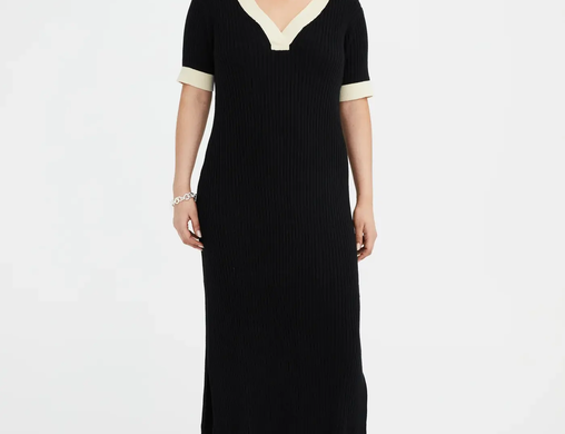 Jillian Boustred Jamie Polo Dress - Black 1