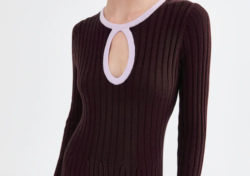 Jillian Boustred Imperfect Joni Knit Dress – Faded (M) 1