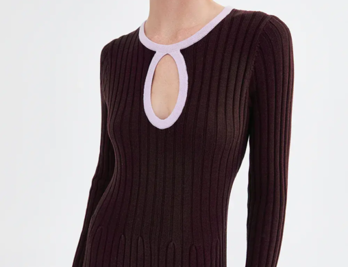 Jillian Boustred Imperfect Joni Knit Dress – Faded (M) 1