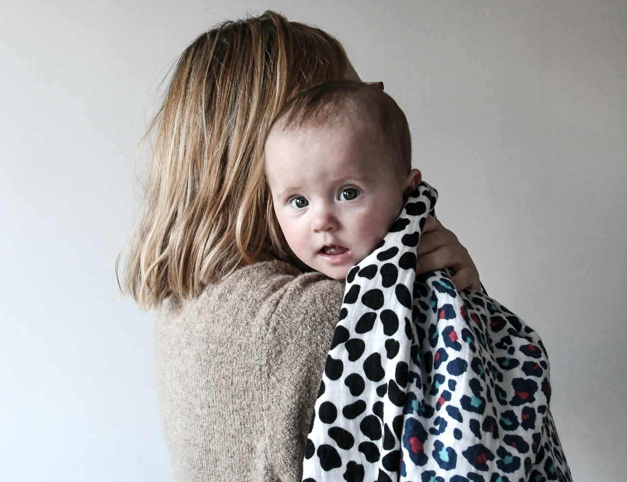 Etta Loves ANIMAL PRINT MUSLIN BLANKET - Reversible Newborn to 4 Months / 5+ Months 1