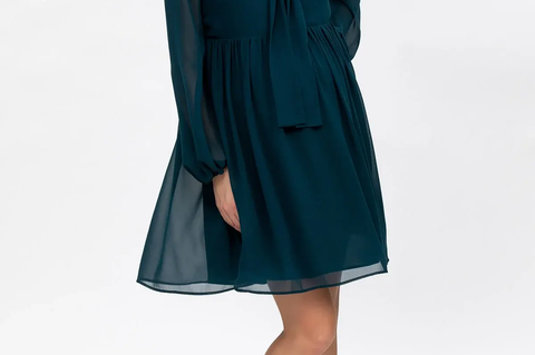 Pietro Brunelli Maternity Nova Green Maternity and Nursing Dress in Chiffon 2