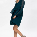 Pietro Brunelli Maternity Nova Green Maternity and Nursing Dress in Chiffon 5
