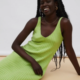 Jillian Boustred Mia Dress - Lime 3