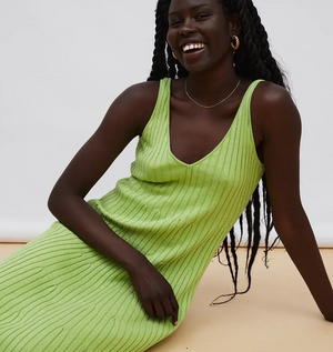 Jillian Boustred Mia Dress - Lime 3
