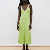 Jillian Boustred Mia Dress - Lime 2