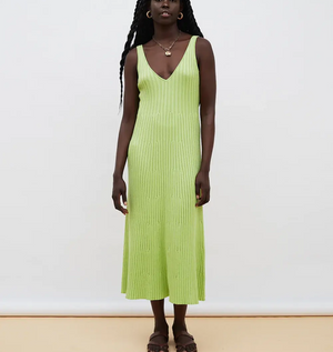 Jillian Boustred Mia Dress - Lime 2