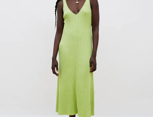 Jillian Boustred Mia Dress - Lime 2