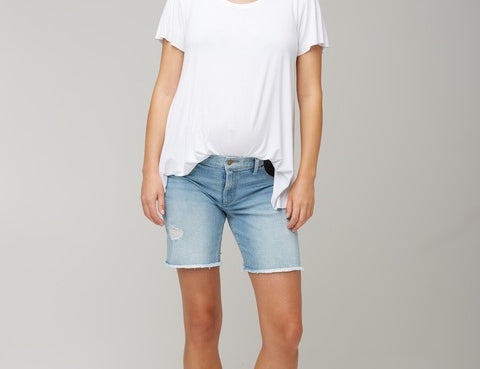 Nom Maternity Montauk Denim Shorts 2