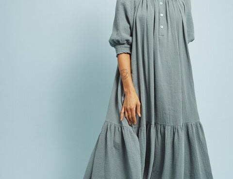 Clary & Peg Green Phoebe Dress 1