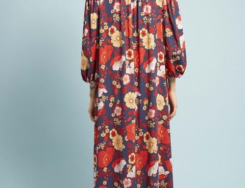 Clary & Peg Navy Polly Dress 2
