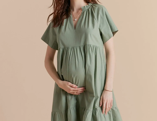 Hatch Raglan Mini Dress - Green Bay 1