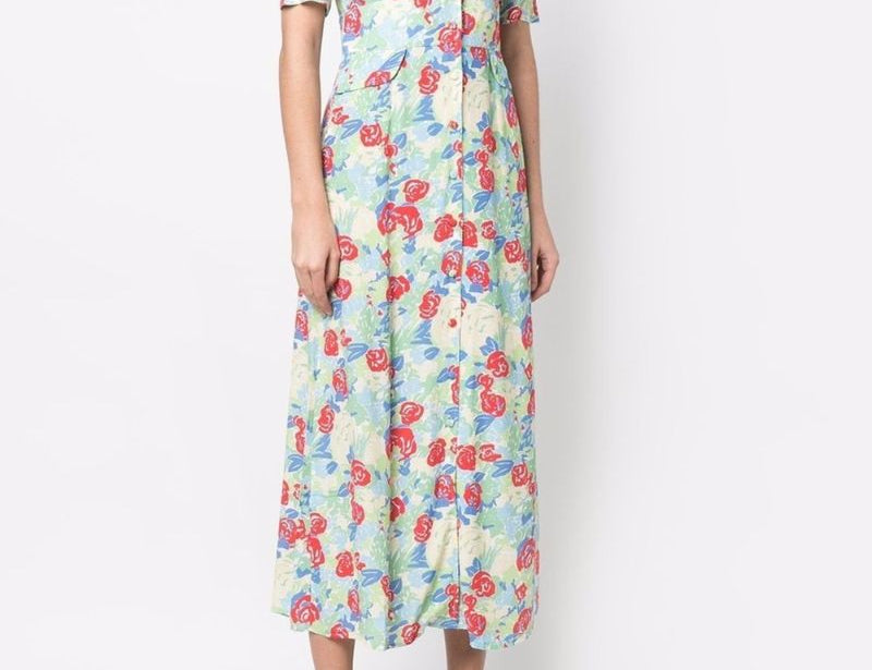 Rixo Jackson floral-print midi dress 2