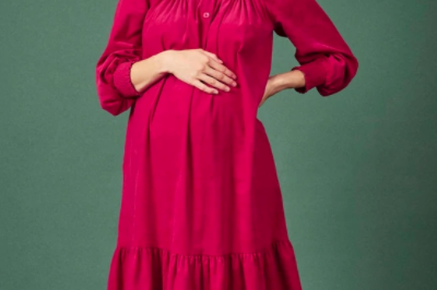 Clary & Peg Phoebe Dress in Hot Pink 3