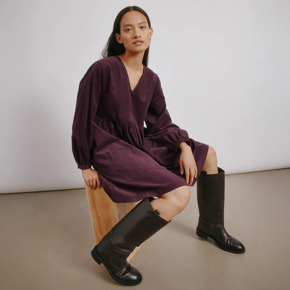 Albaray Short Cord Pocket Dress 4