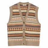Albaray Neutral Fair Isle Tank 5