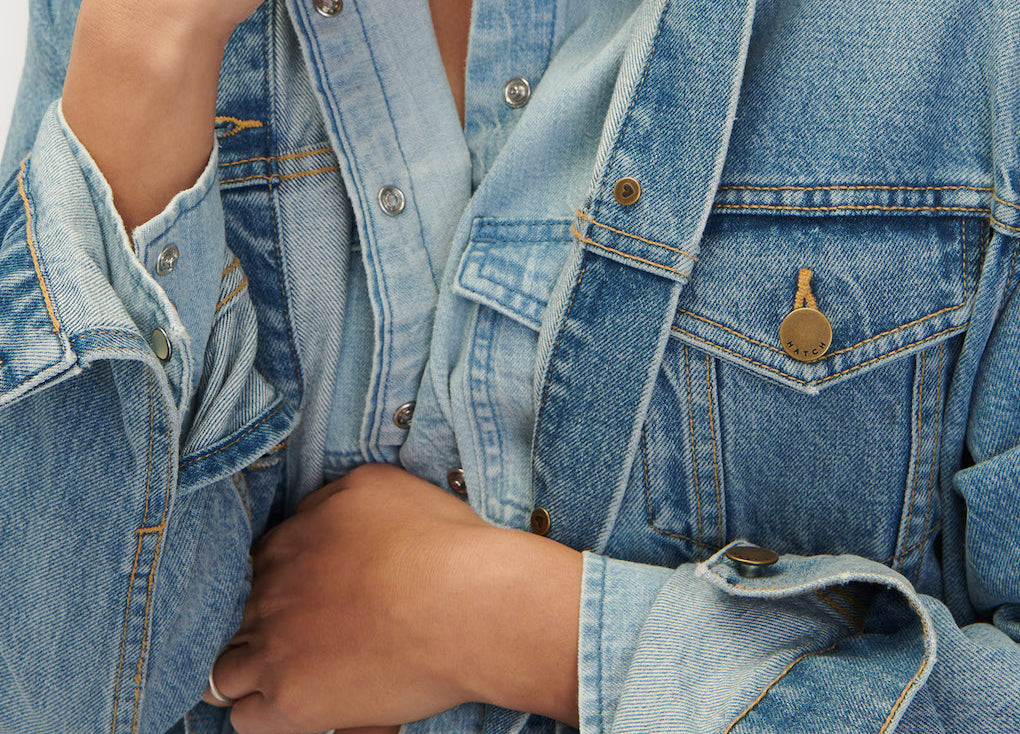 Hatch The Classic Maternity Jean Jacket 7