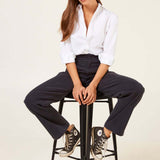 With Nothing Underneath With Nothing Underneath Boyfriend Shirt Weave 2