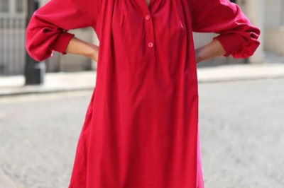 Clary & Peg Phoebe Dress in Hot Pink 1