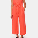 Whistles Bella Linen Wrap Jumpsuit 1
