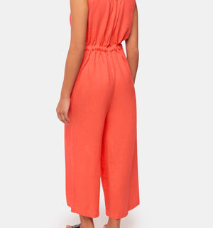 Whistles Bella Linen Wrap Jumpsuit 2