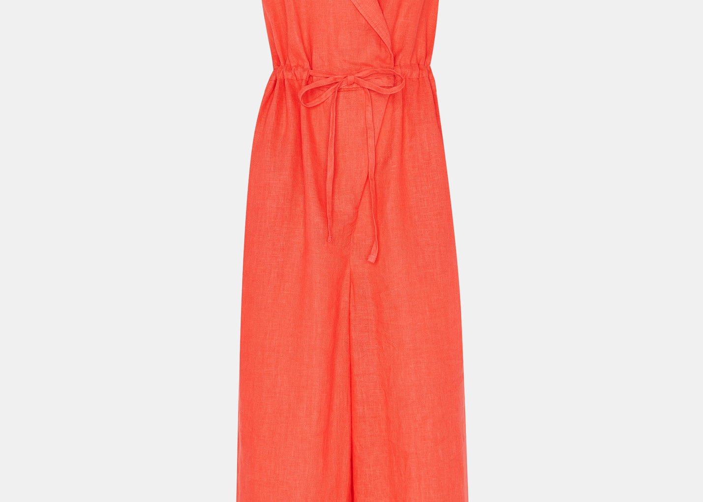 Whistles Bella Linen Wrap Jumpsuit 5