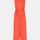 Whistles Bella Linen Wrap Jumpsuit 5