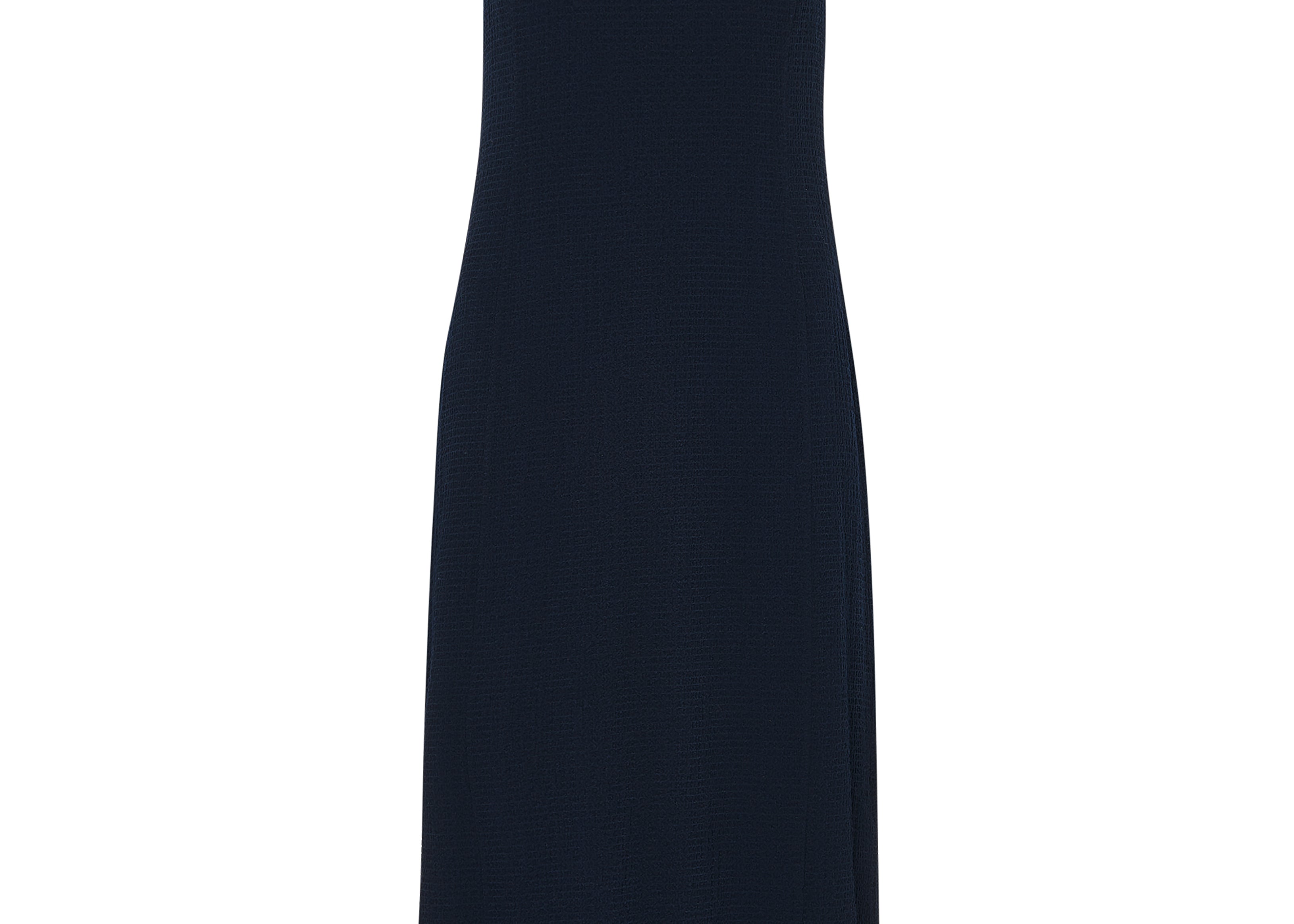 Whistles Erin Texture Midi Dress in Navy 3