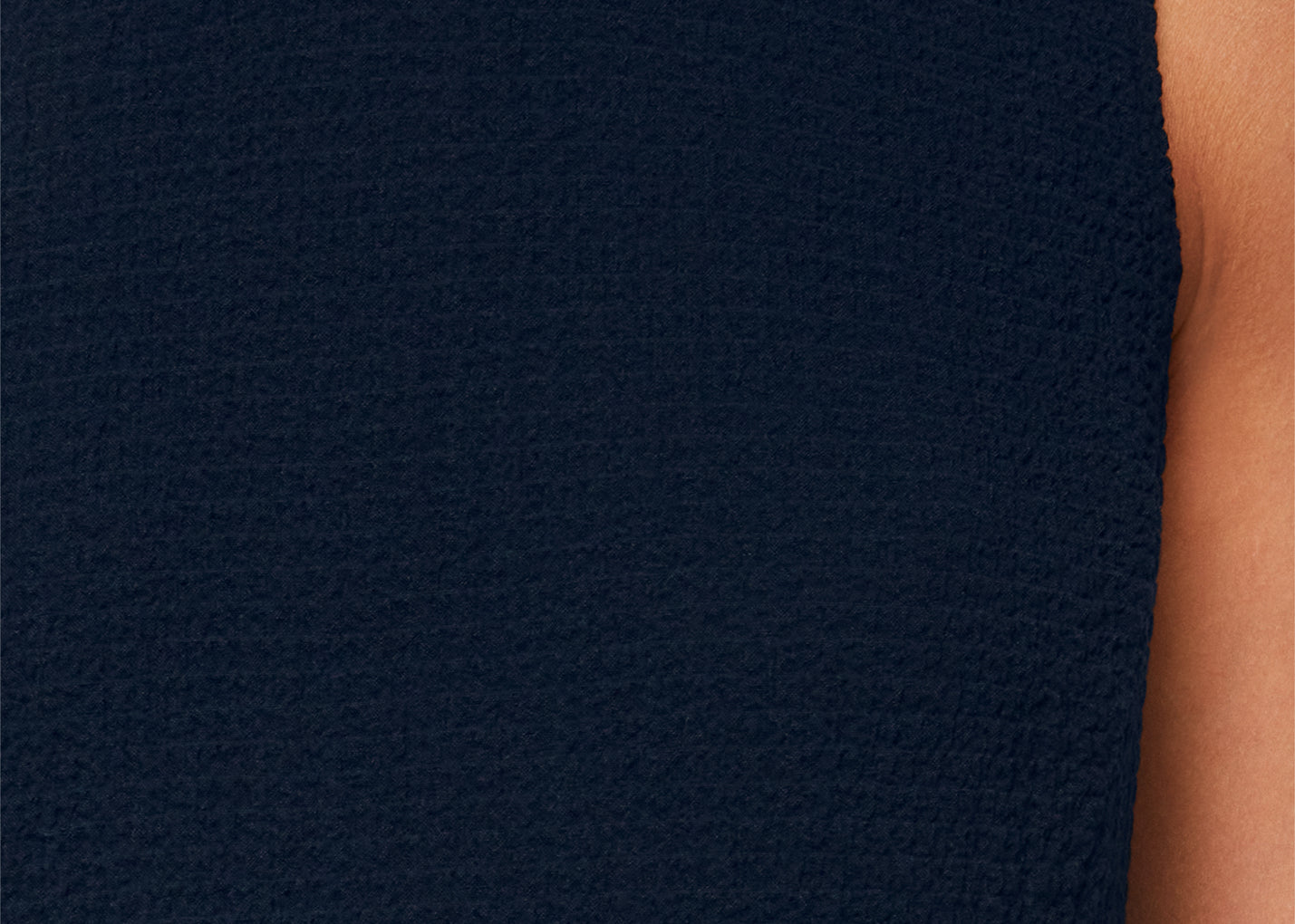 Whistles Erin Texture Midi Dress in Navy 5