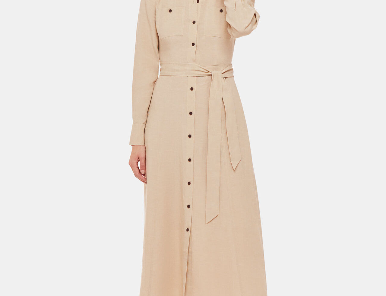 Whistles Imperfect Estella Shirt Dress – Dirty (M) 1