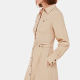 Whistles Imperfect Estella Shirt Dress – Dirty (M) 3
