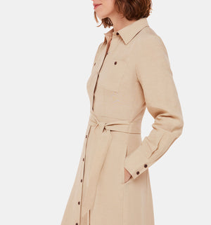 Whistles Imperfect Estella Shirt Dress – Dirty (M) 3