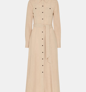 Whistles Imperfect Estella Shirt Dress – Dirty (M) 6