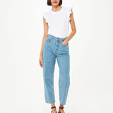 Whistles Frill Cap Sleeve T-Shirt 1