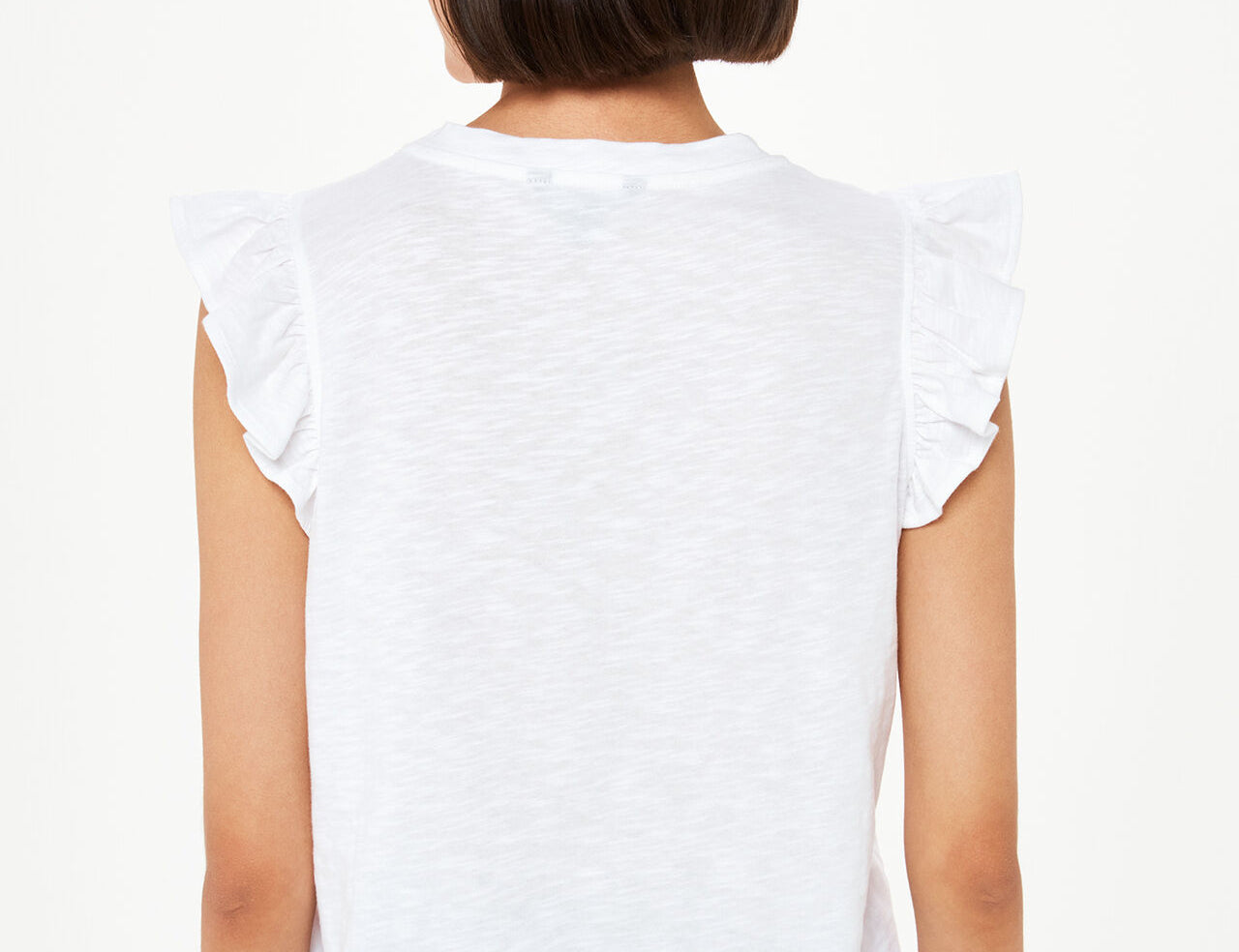 Whistles Frill Cap Sleeve T-Shirt 2