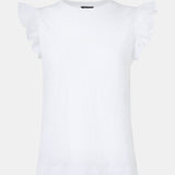 Whistles Frill Cap Sleeve T-Shirt 5