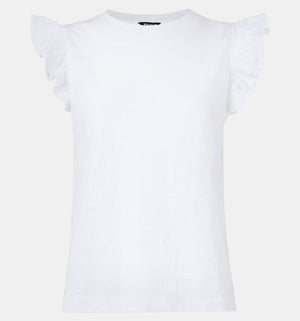 Whistles Frill Cap Sleeve T-Shirt 5