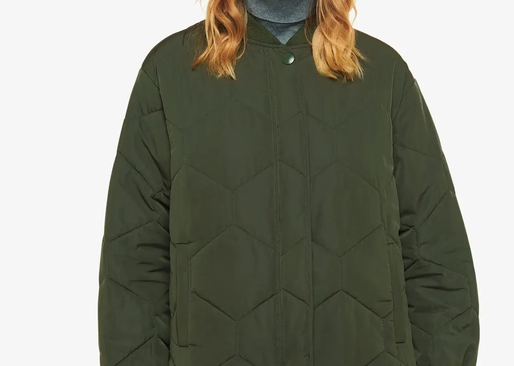 Whistles Ida Short Quilted Coat 6