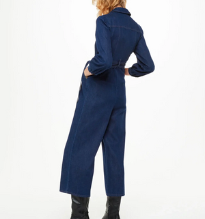Whistles Joni Denim Belted Jumpsuit 2