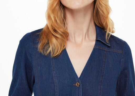 Whistles Joni Denim Belted Jumpsuit 4