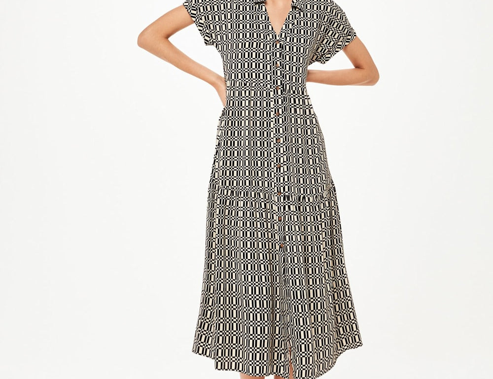Whistles Link Check Print Dress 1