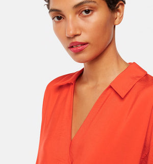 Whistles Melanie Dress Red 3