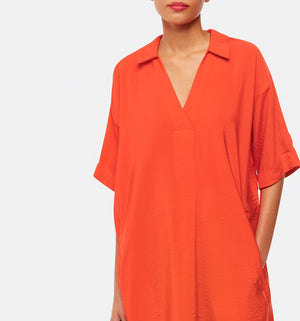 Whistles Melanie Dress Red 4