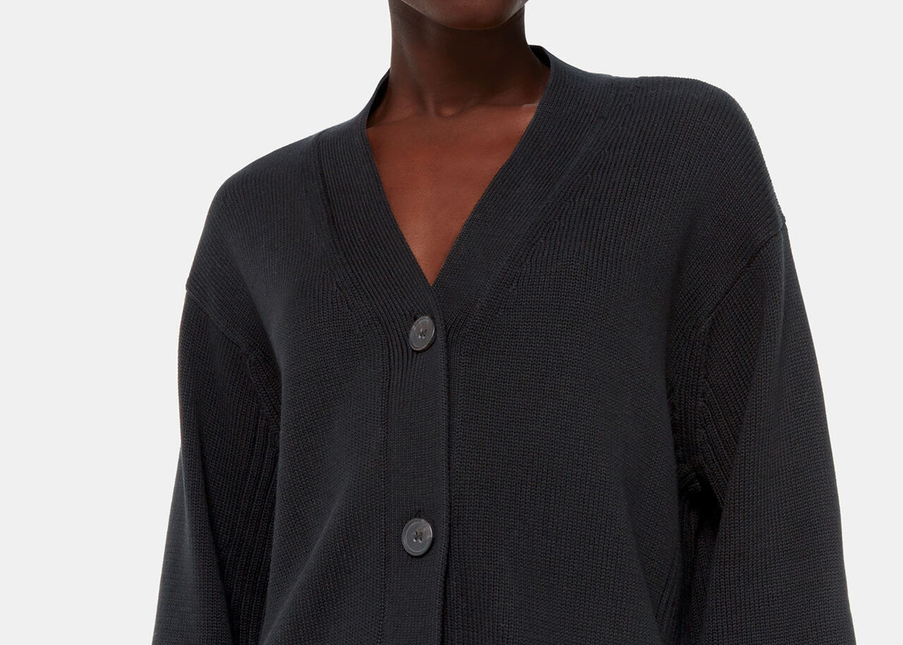 Whistles Nina Button Front Cardigan 1