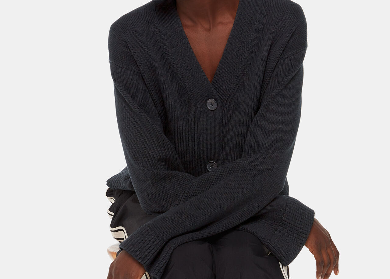 Whistles Nina Button Front Cardigan 5