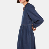 Whistles Rina Trapeze Dress Denim 1