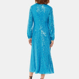 Whistles Sequin Keyhole Midi Dress 2