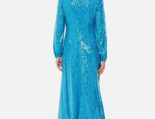 Whistles Sequin Keyhole Midi Dress 2
