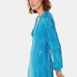 Whistles Sequin Keyhole Midi Dress 5